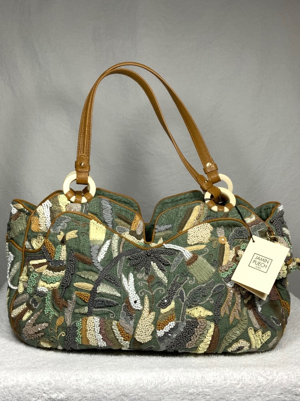 NWT - Jamin Puech Paris Beaded Shoulder Bag
